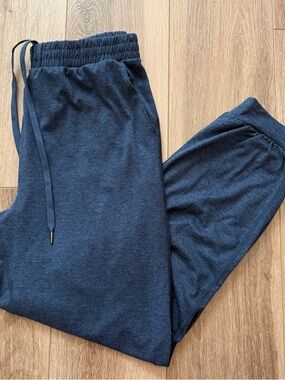 Quince Navy Blue Knit Jogger Pants size small